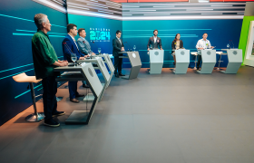 Principais candidatos  Prefeitura de BH participam de debate na Record Minas